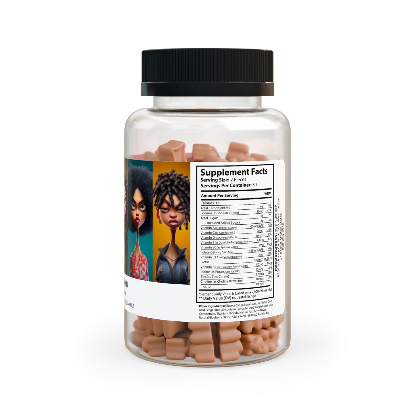 Hair Vitamin Gummies (60 Gummies)